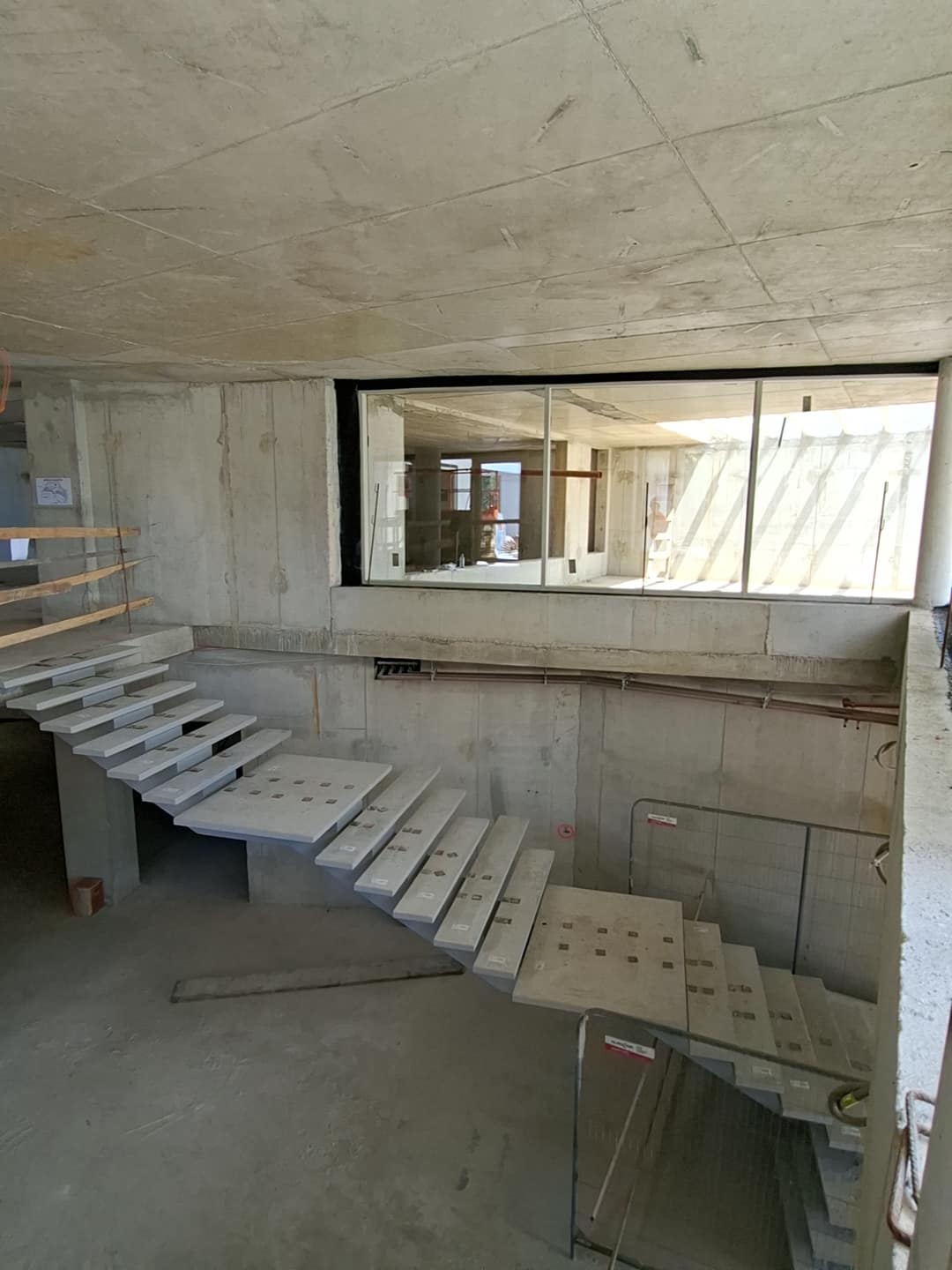 Structural works inside the building